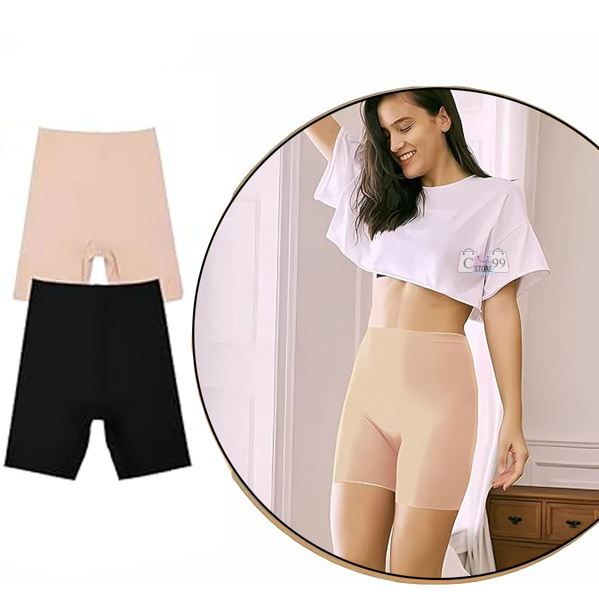 Short Invisible Realce y Control Abdomen